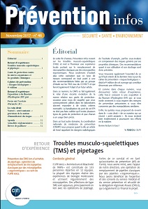 Page de couverture Prévention infos46